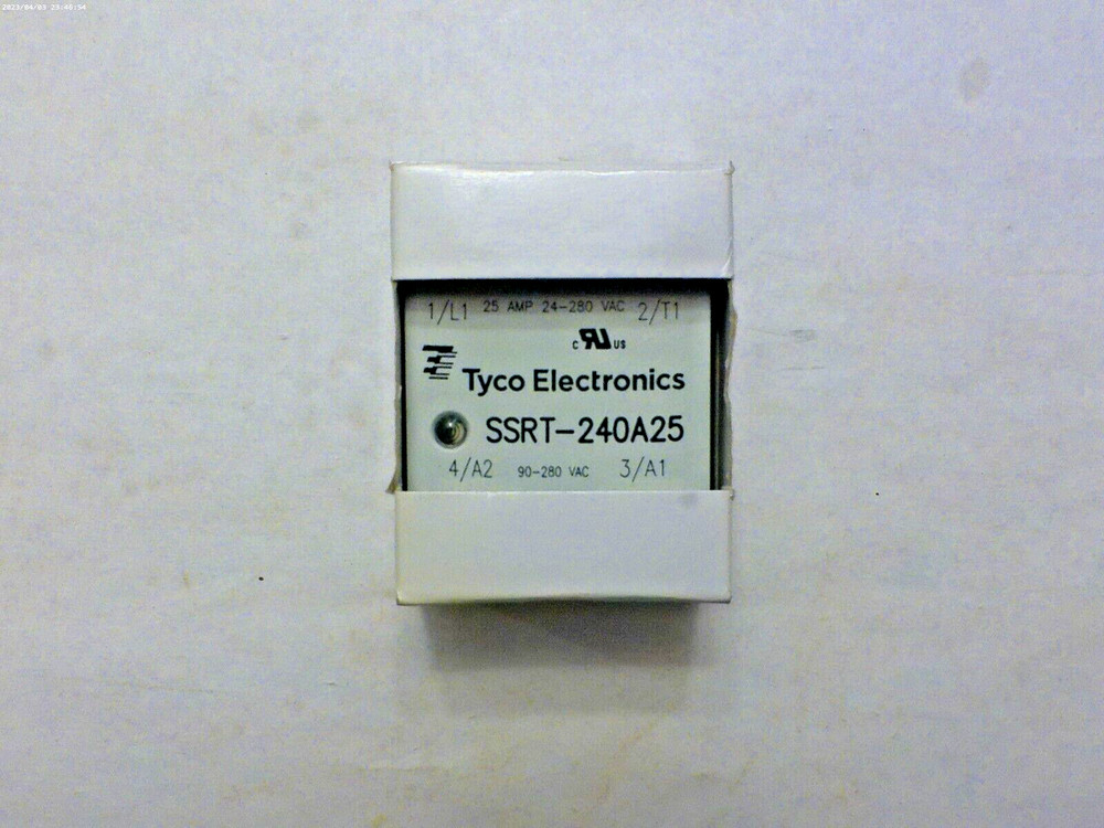 Tyco Electronics SSRT-240A25 Solid State Relay 90-280VAC 24-280VAC 25A