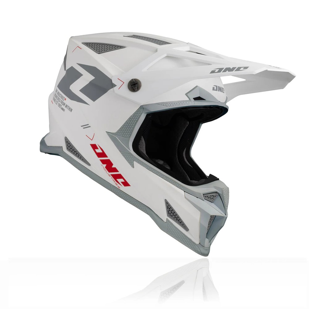 One Industries X297 Focus White/Grey Helmet Medium