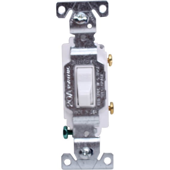 DiversiTech 625-CS120W 20A 120V Toggle Switch White Single Pole