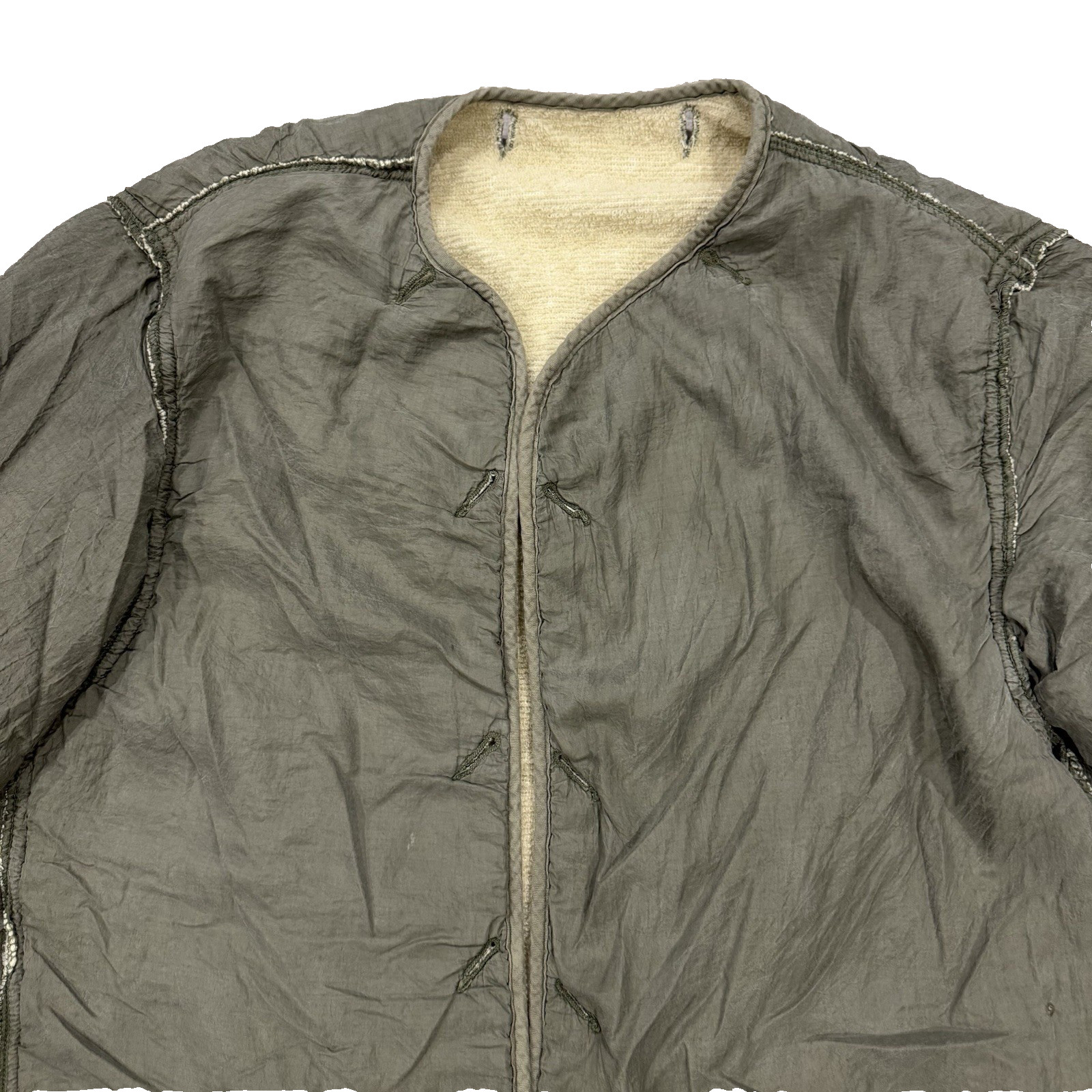 M-1951 Fishtail Parka Jacket Liner US Army Military Korean War Large Read Vtg