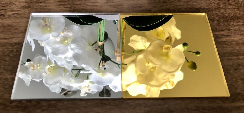 DAU 2 Pack Mirror Acrylic Plexiglass Sheets 1/8” Thick (3mm)