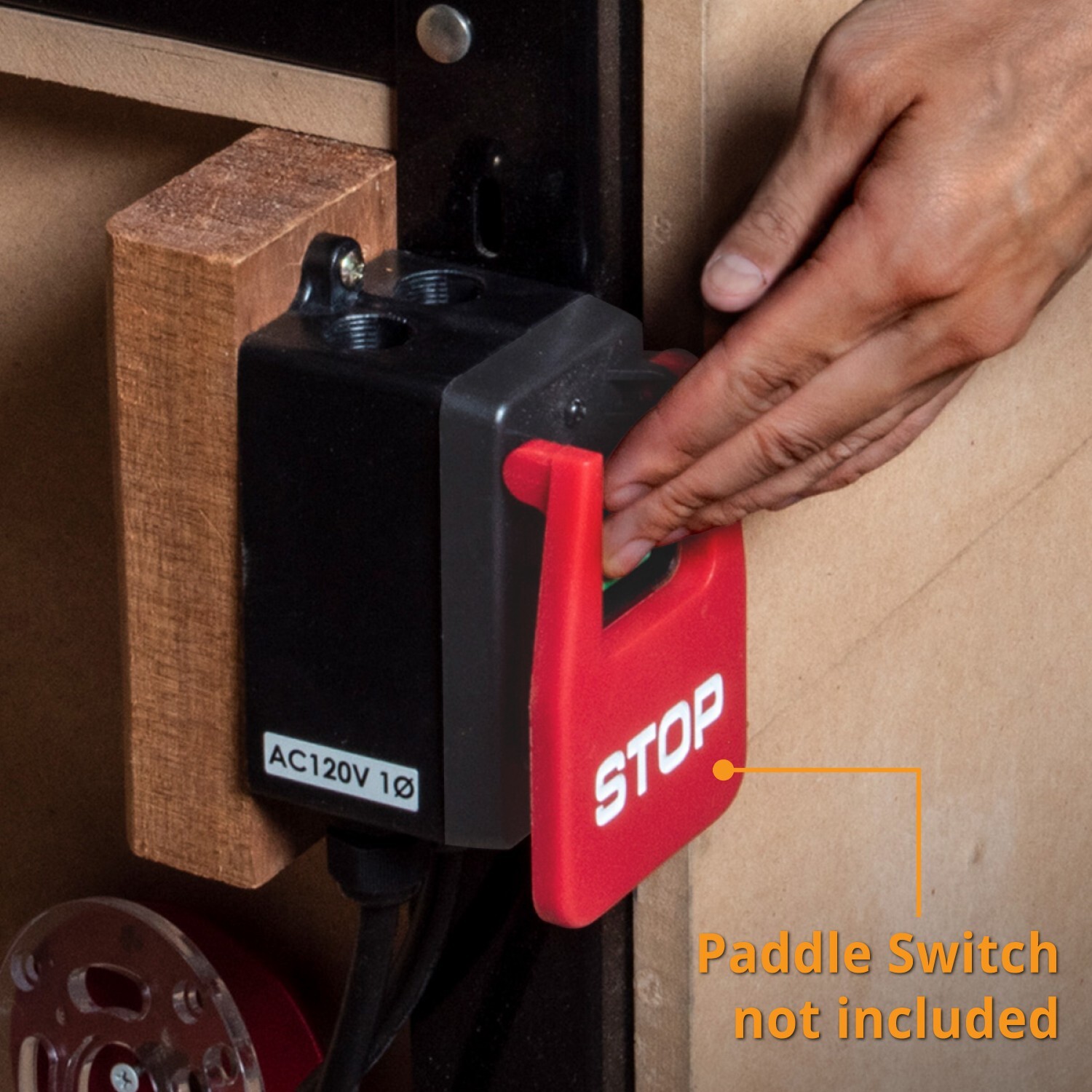 POWERTEC 71834 Deep Switch Box with Hardware for POWERTEC Switch Compatibility