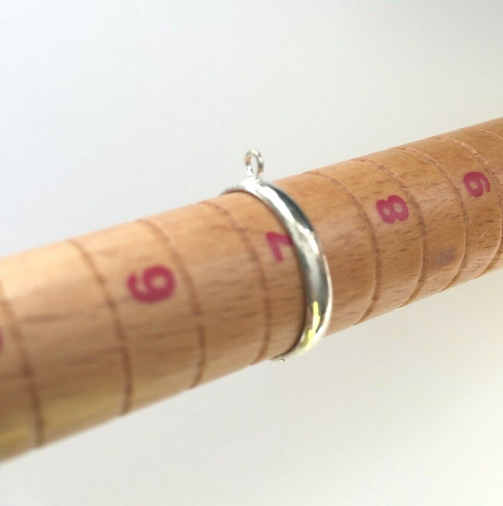 8 Pcs Silver Plated  Adjustable Ring  With one Loop Ring Making