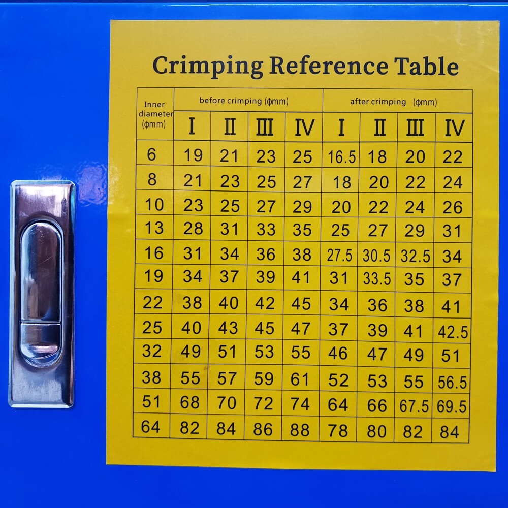 Electric Hose Crimper High Pressure Hydraulic Hose Crimping Machine 10 Sets Dies