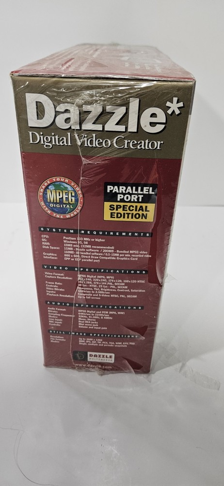 Dazzle Digital Video Creator Editor External USB Version complete NIB