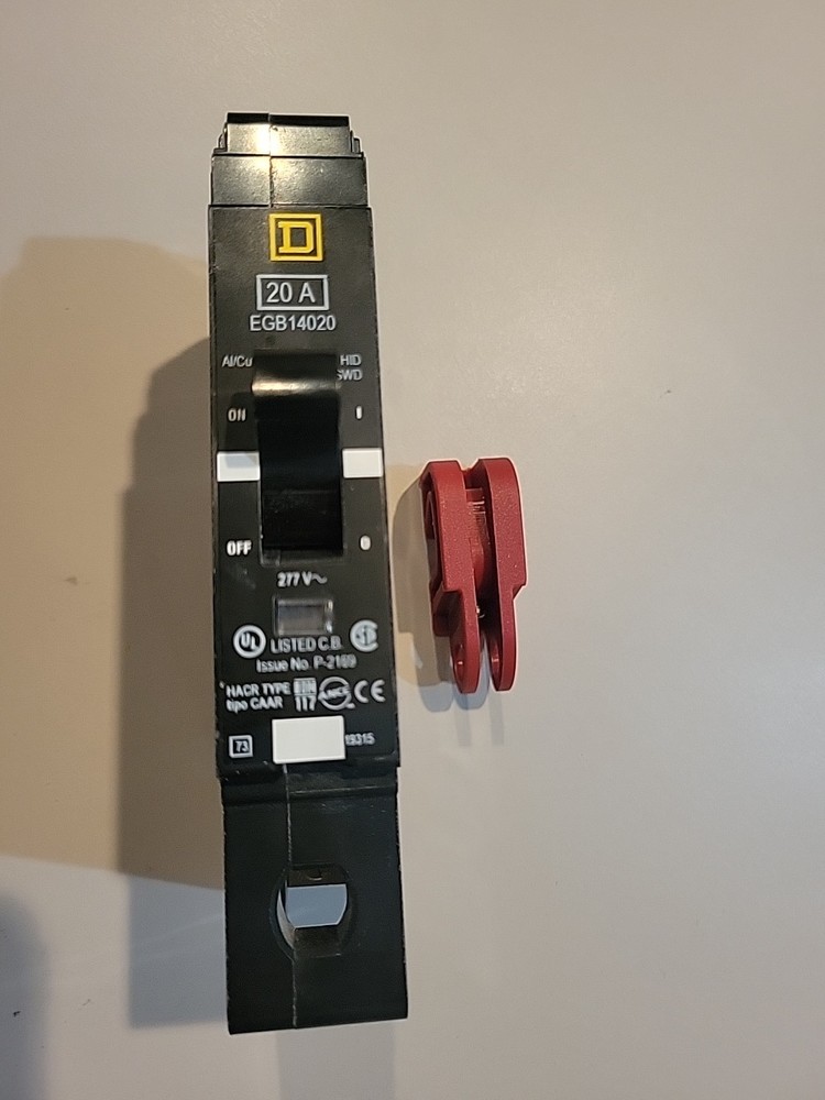 Square D Lock Off With Padlock Attachment For EDB/EGB/EJB Circuit Breakers