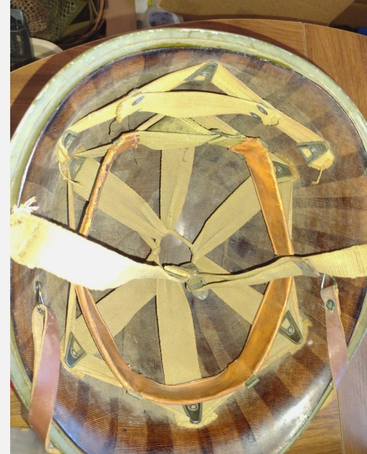 WW2 HELMET 69TH FIXED BALE !! Read Description!!