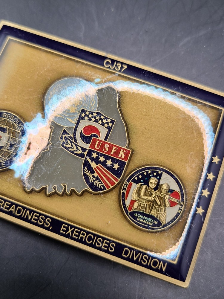 CJ37 Training, Readiness, Exercises Division Challenge Coin 2.5"