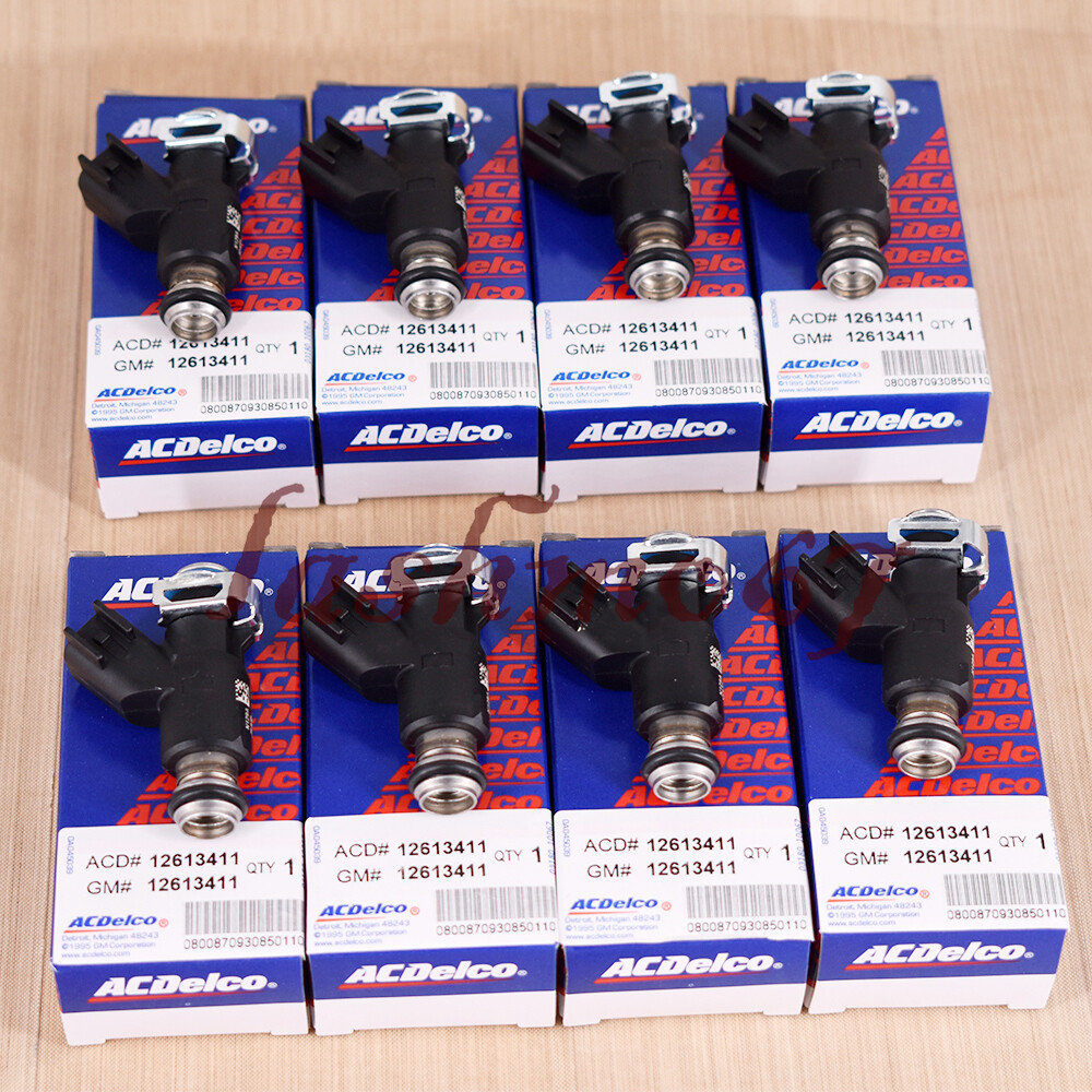 8x Fuel Injectors For GMC Savana Sierra Chevrolet Silverado Express 12613411
