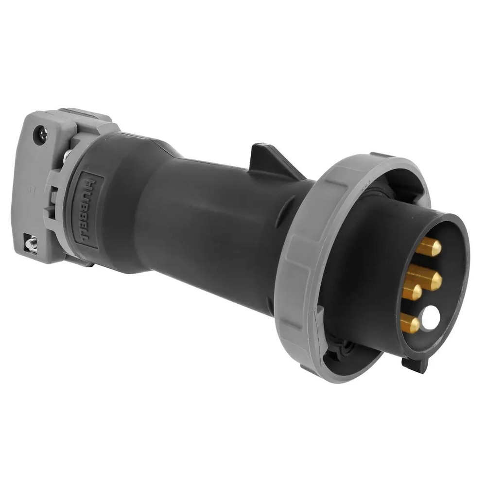 Hubbell HBL460P5W - 60A 600V 3 Phase Plug