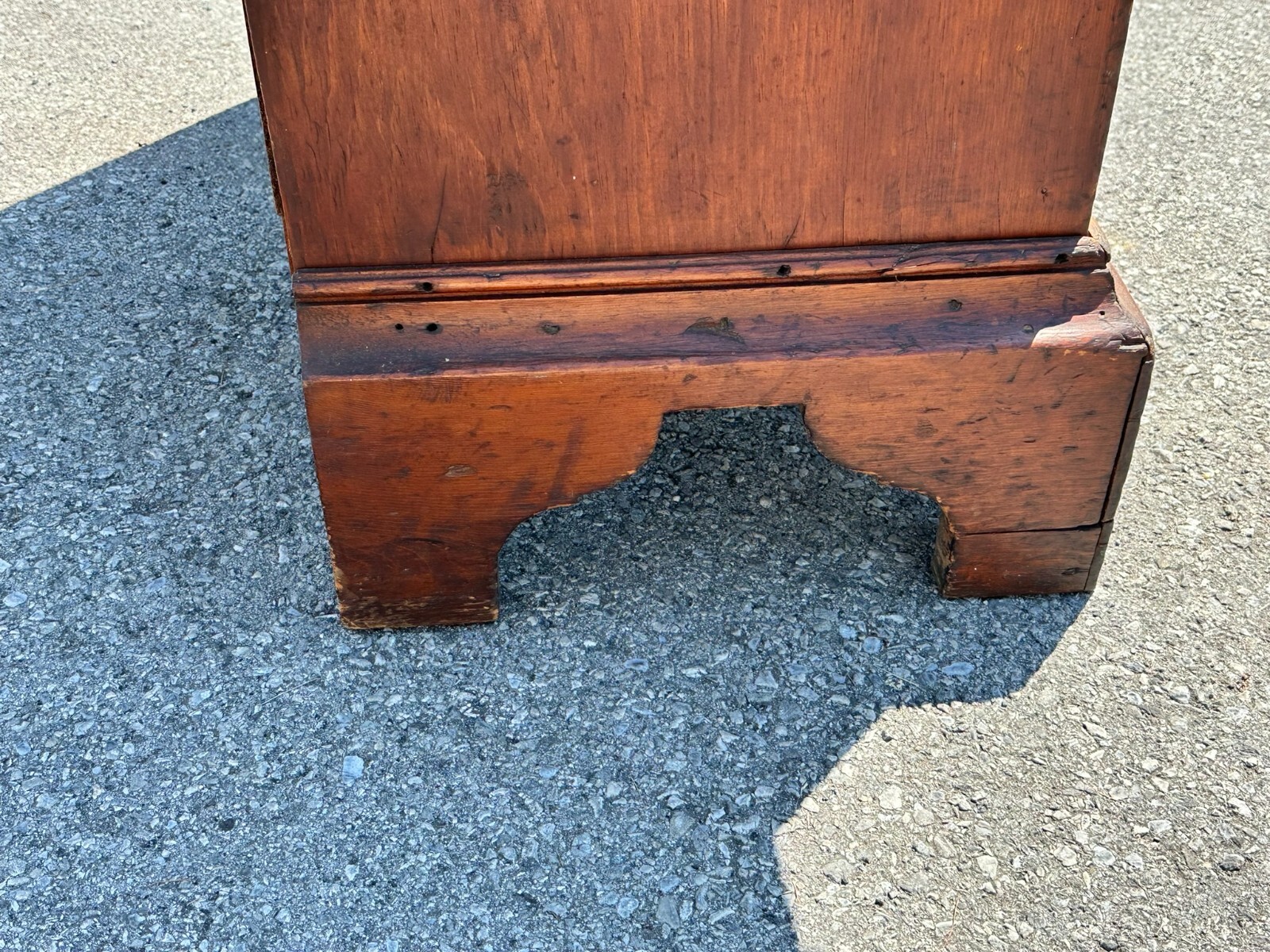 Antique chippendale chest dresser farmhouse country 18th country