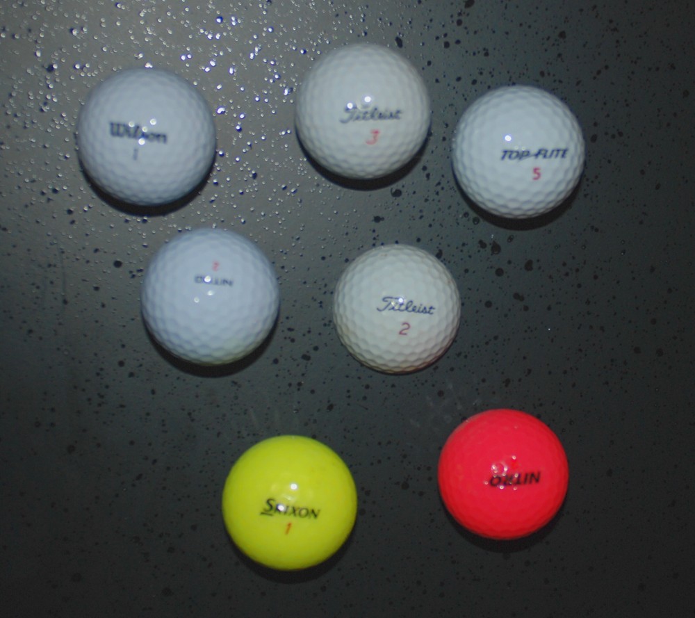 Unique Handcrafted Real Golf ball refrigerator magnets