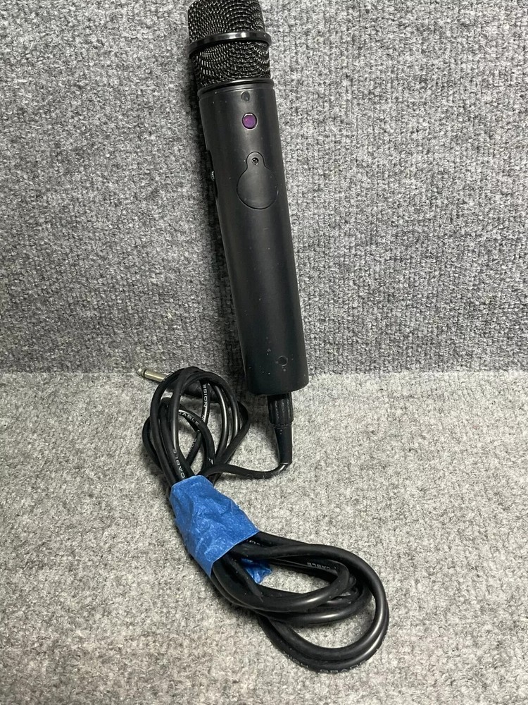 Singing Machine Karaoke Microphone Pair 🎤 Wired Handheld Black Color