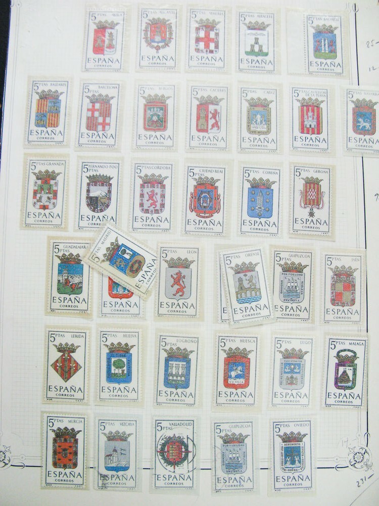 Spain Stamp Collection Mint And Used