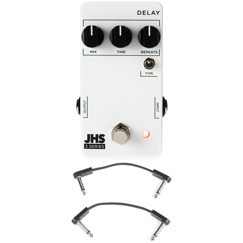 JHS 3 Series Delay Pedal with EBS Patch Cables