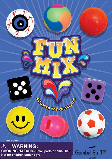 Fun Time Mix - Self-Vending Toys (250 count) Vending Machines Carnival Prizes