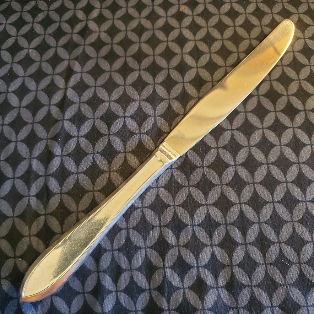 ROGERS LUFBERRY/AMERICANA SILVERPLATE KNIFE c 1954