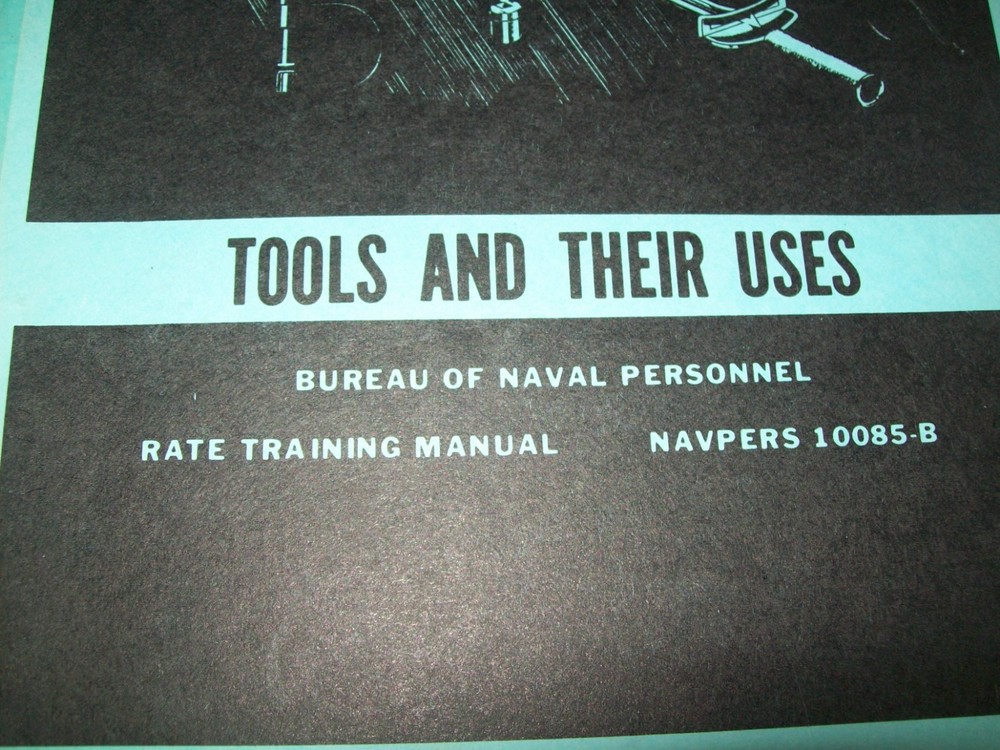 2 pamphlets TIPS ON USING POWER TOOLS and TOOLS AND THEIR USES FROM US NAVY