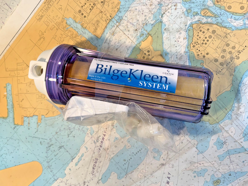 Centek Bilgekleen Filter System 8BK1, 2.5" x 10" Yellow Filter Element