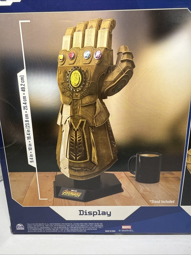4D Build: Marvel Studios “Infinity Gauntlet” Spin Master Puzzle Model Kit, NEW!