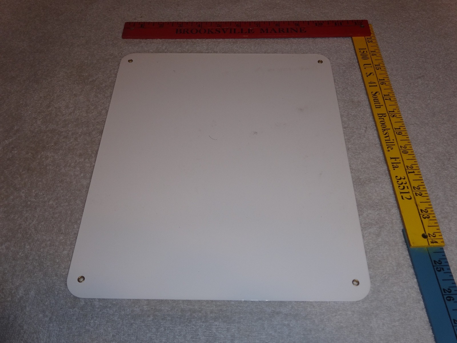 VINTAGE TEXACO RESTROOM REGISTERED MEN & WOMAN 12" PORCELAIN METAL GASOLINE SIGN