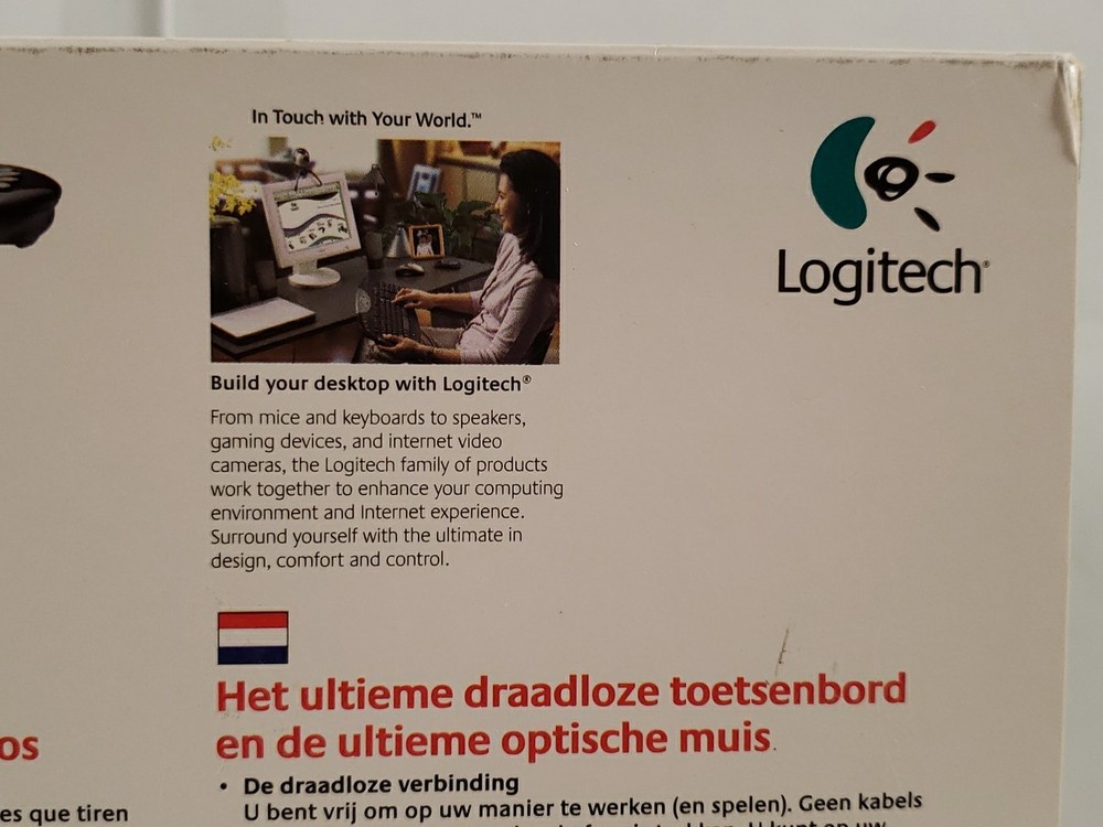Logitech Cordless Desktop Optical, 967091-0110, Keyboard&Optical Mouse