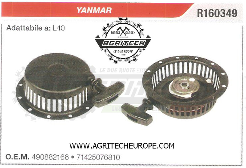 71425076810 Complete Starter Carter Yanmar L40 Engine Starter