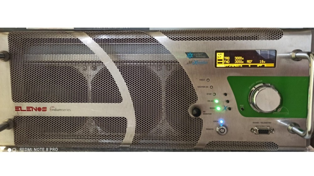 Broadcast Professional Elenos 3000w FM Transmitter Wide Band - 88 108 Mhz