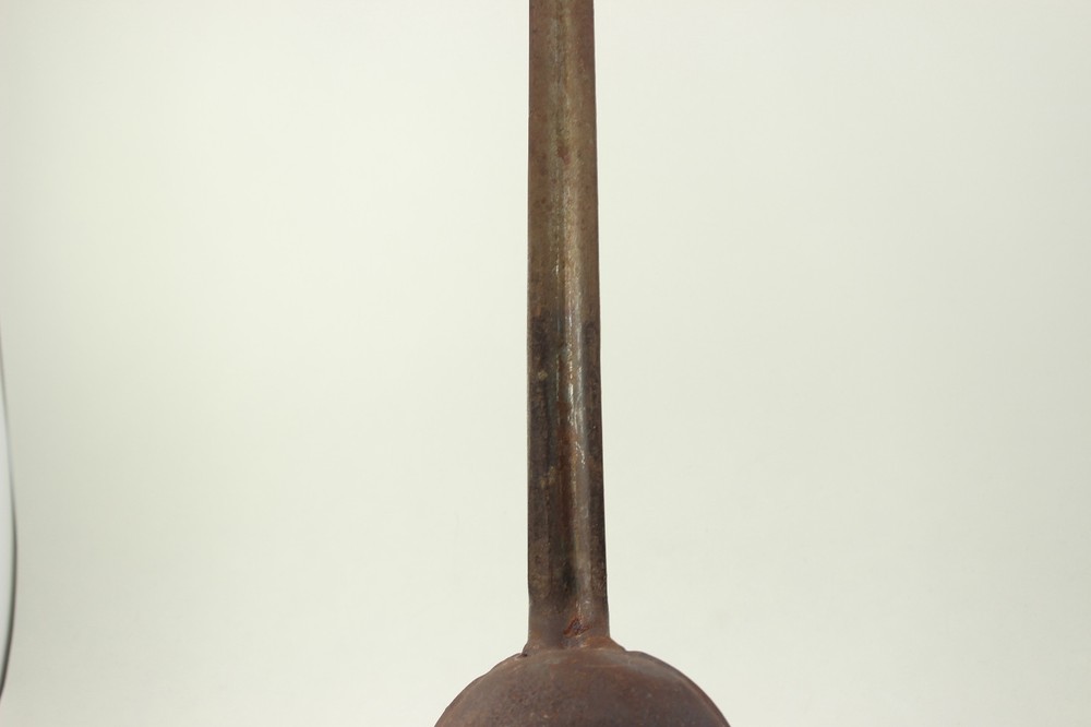 Large Antique Rusty Iron Ladle Primitive Home Decor