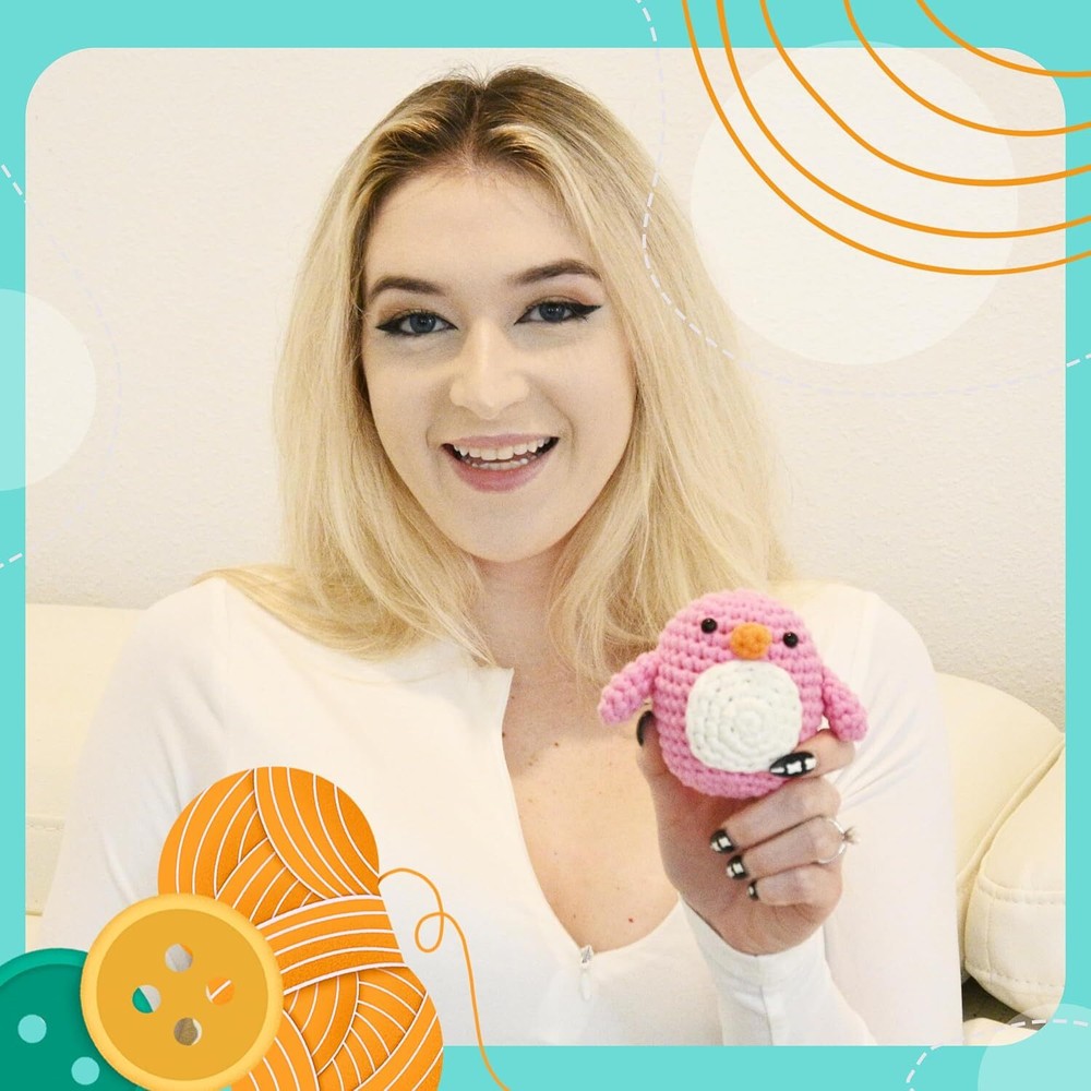 Penguin Crochet Kit | DIY Creative Arts & Crafts Set for Beginner