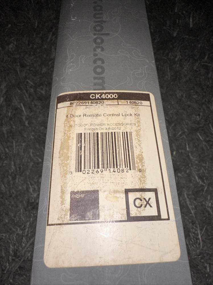 4 Door Remote Keyless Entry System w/ Central Locking Power Lock Actuators Kit