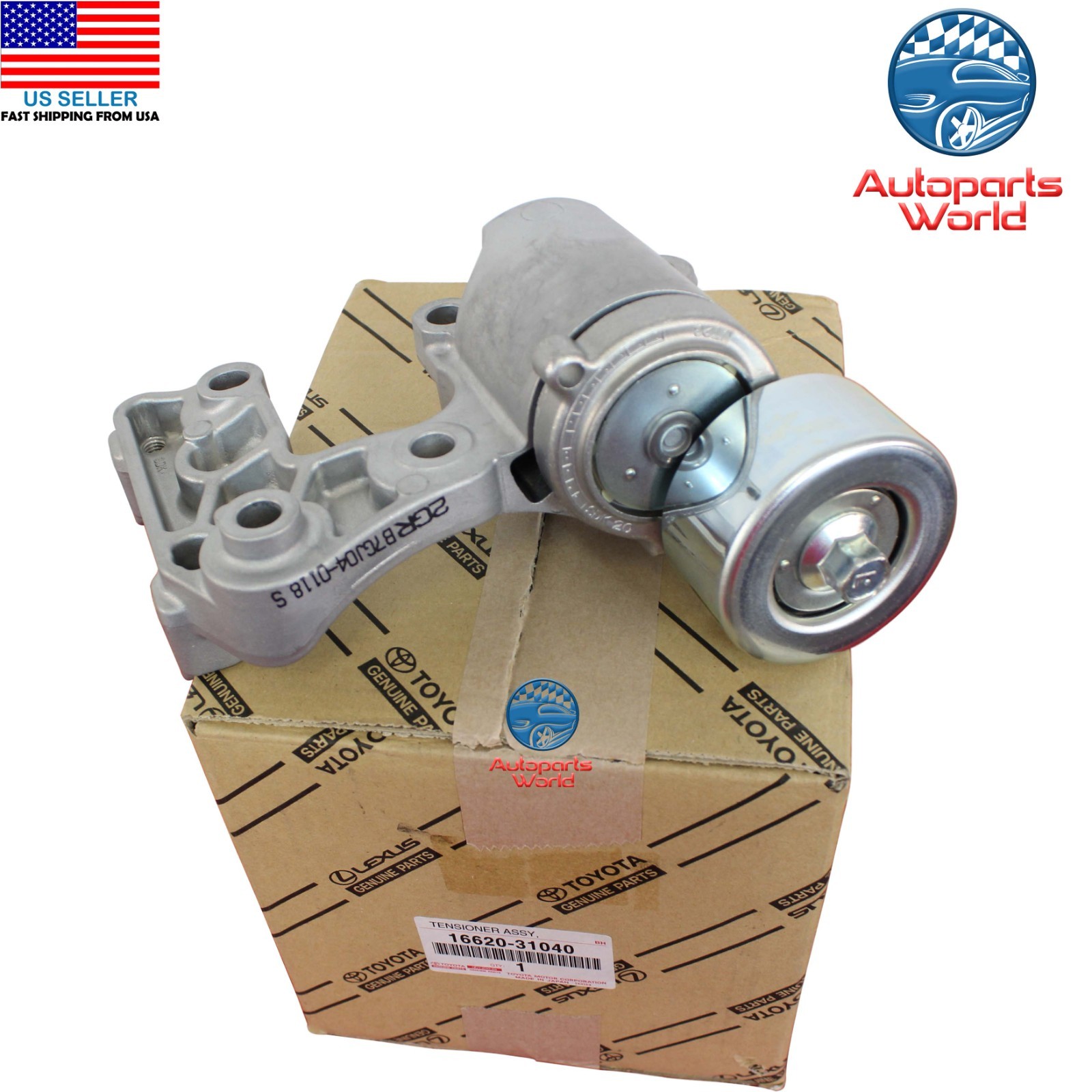 GENUINE TOYOTA AVALON CAMRY SIENNA RAV4 ES350 RX350 BELT TENSIONER 16620-31040