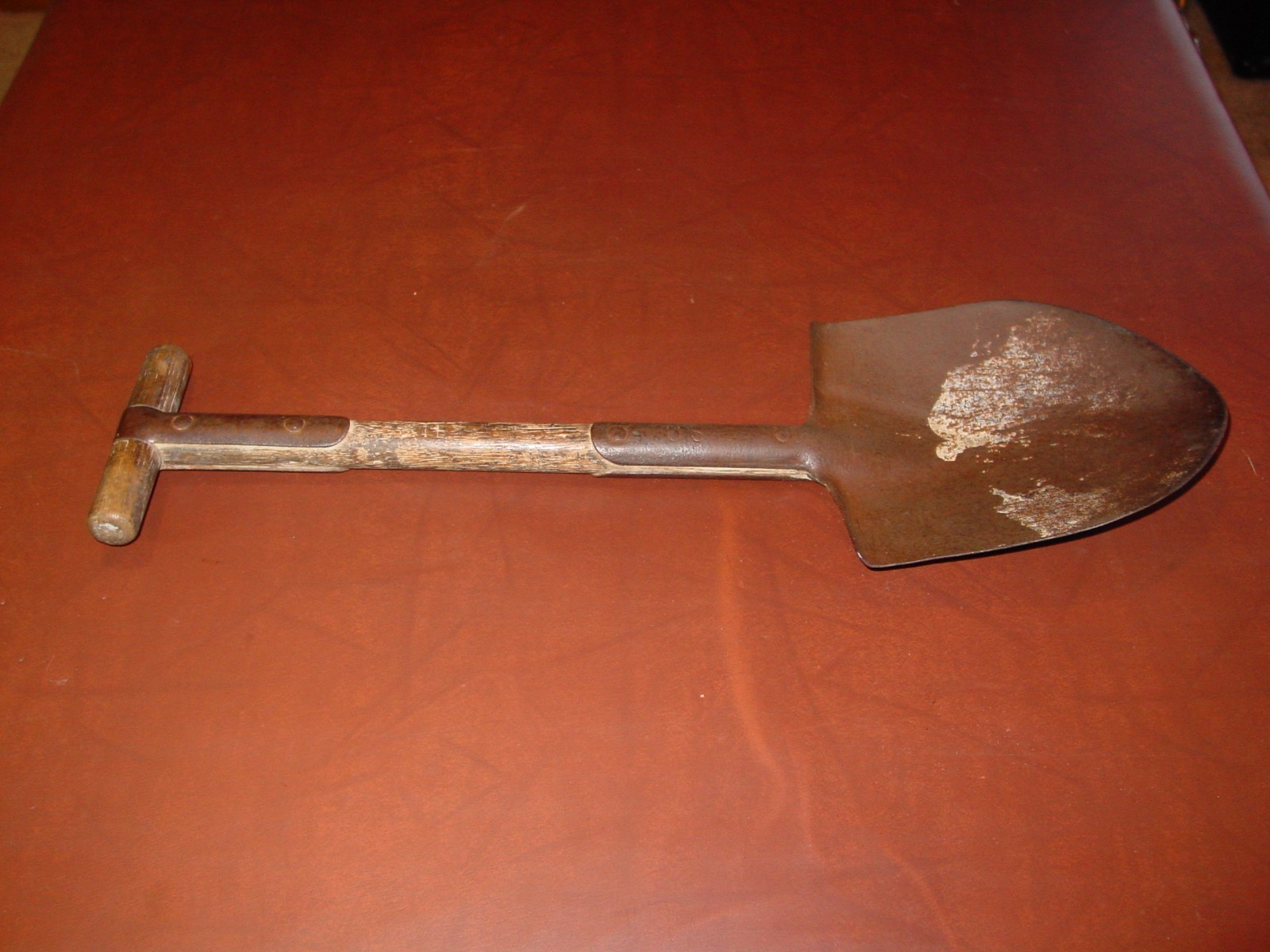 US Army Trench Shovel T-Handle M1910 Vintage WW1 WW2 Original w/ Cover