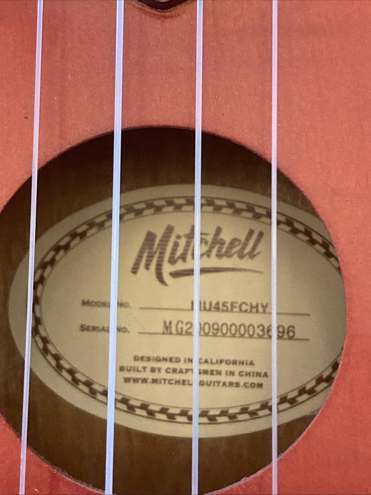 mitchell ukulele mu45fchy Lightly Used