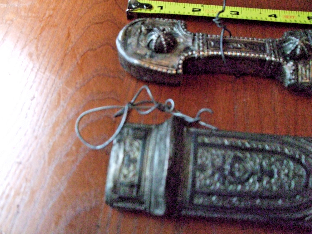 Antique Imperial Russian SILVER Niello dagger