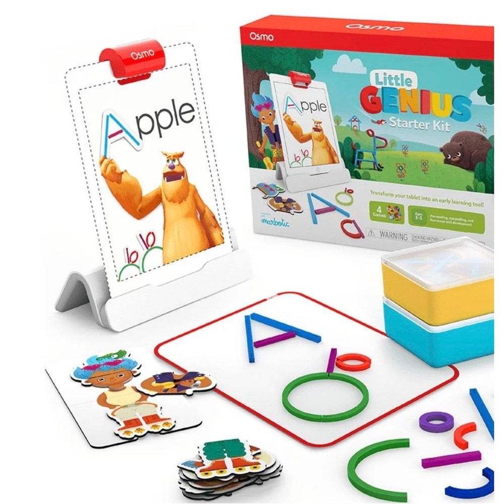 Osmo Little Genius Starter Kit for iPad Problem Solving & Creativity Ages 3-5