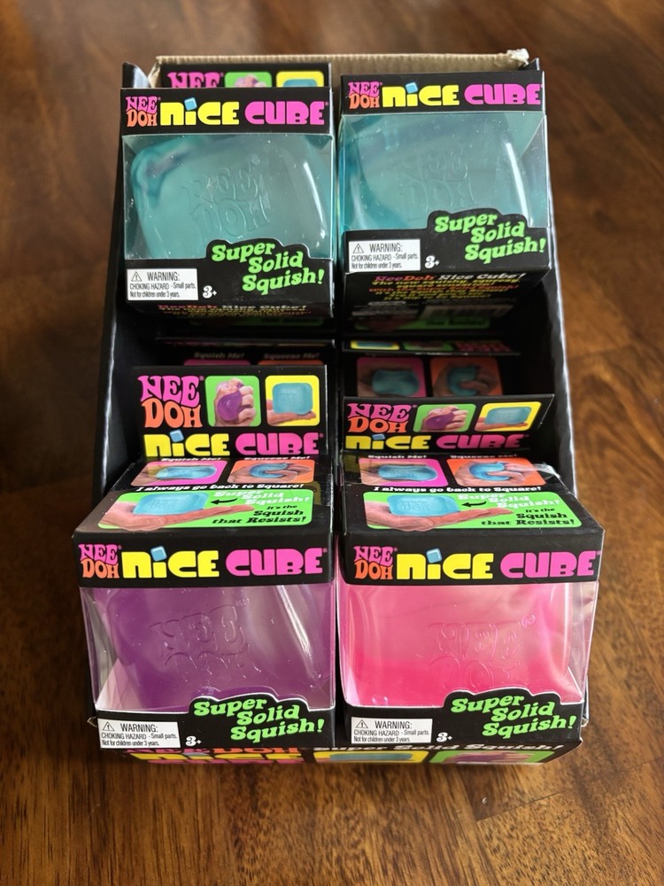 SELLING FAST! LIMITED!! Nee Doh Nice Cube Super Solid Squish Squeeze Toy.