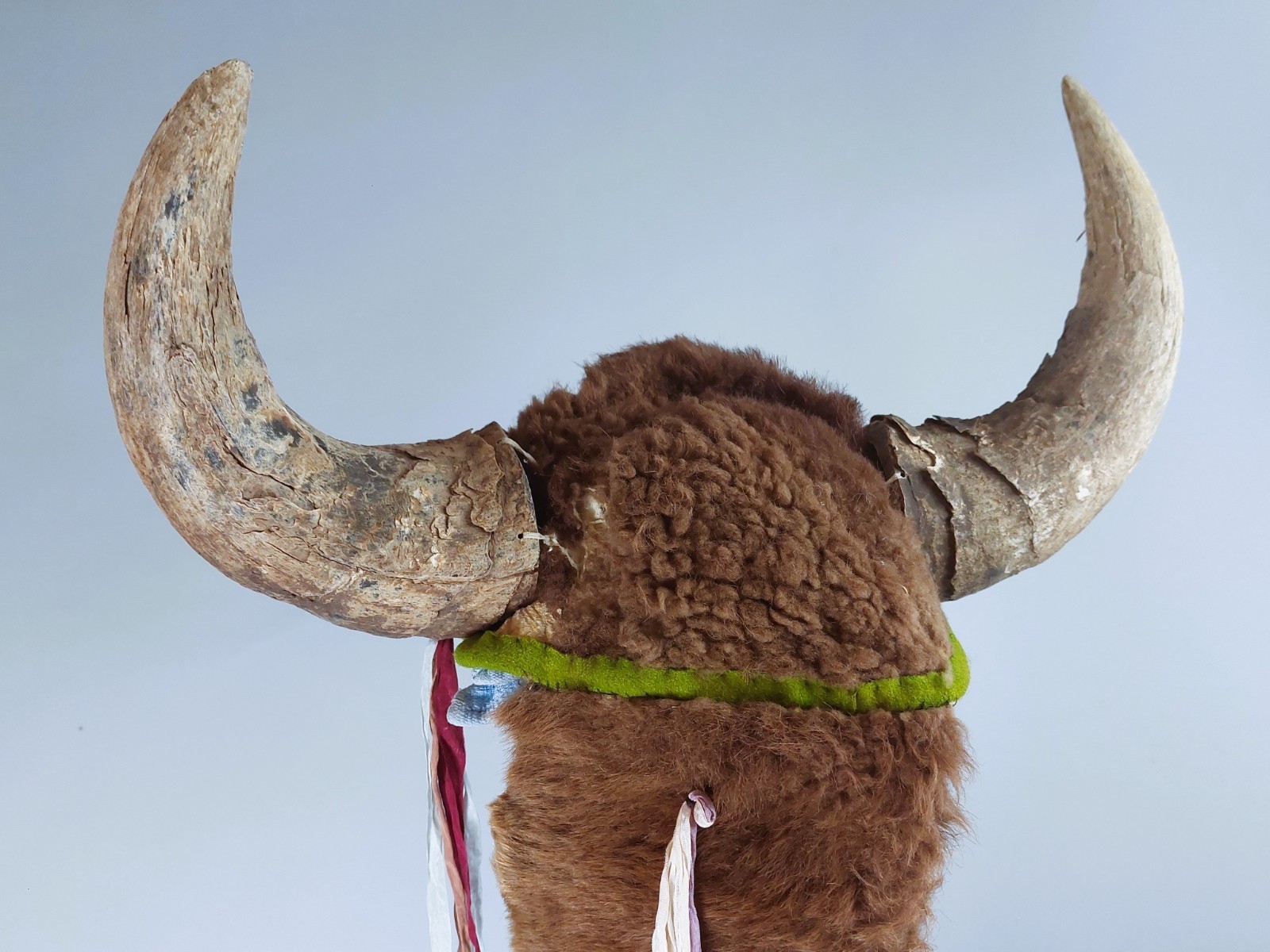 Antique Native American Southern Plains Indian; Buffalo Headdress; 19th Century