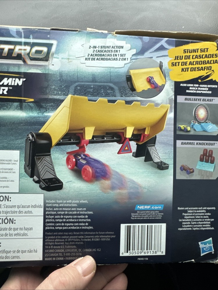Nerf Nitro Slammin’ Soar Stunt Set, New