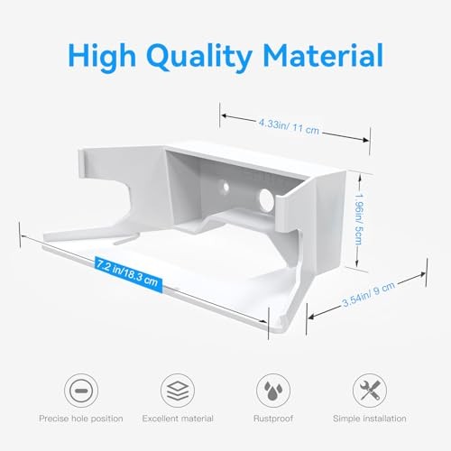 Router Wall Mount, Stand with Stability Support and Protective Holder,