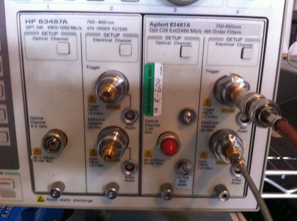 HP 83487A Optical/Electrical Plug-In Module for 83480A