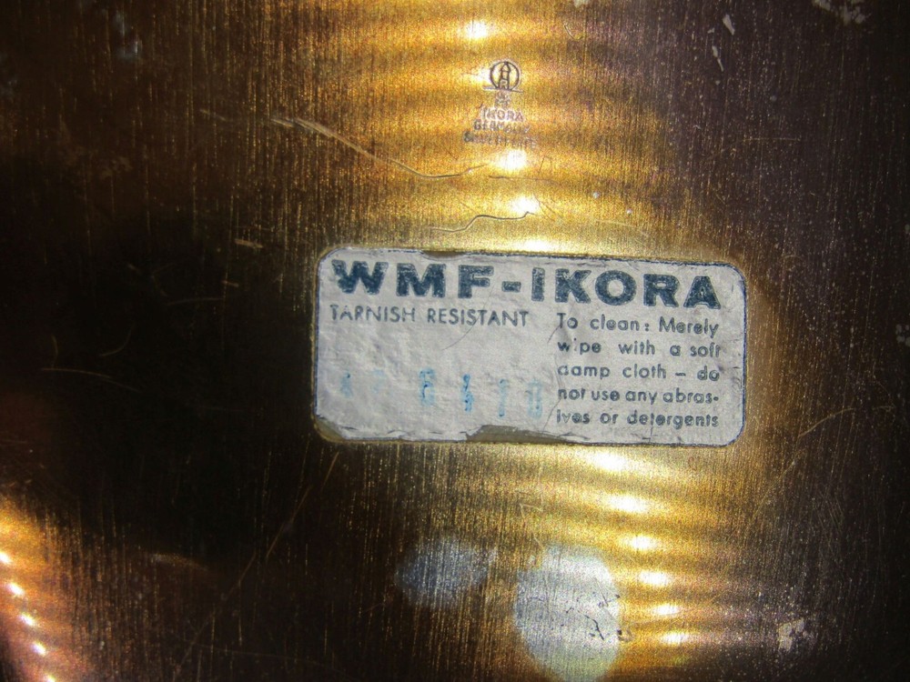 Vintage WMF Ikora Silverplate Bowl #6410 Made in Germany