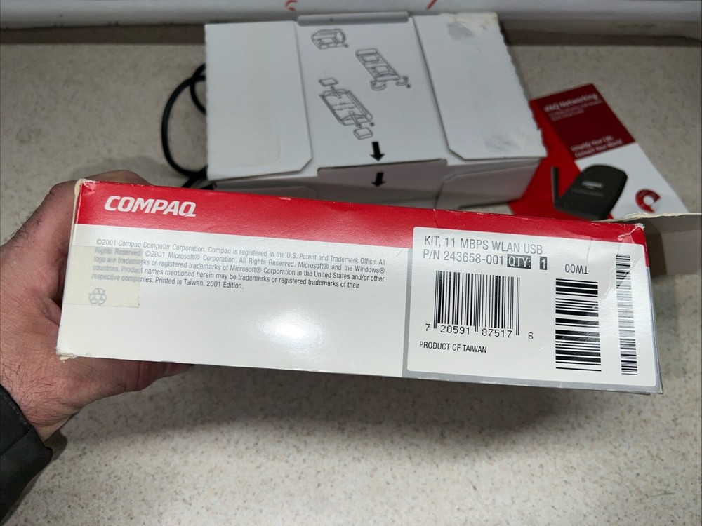 Compaq iPAC Networking 11 Mbps Wireless USB Adapter UNTESTED