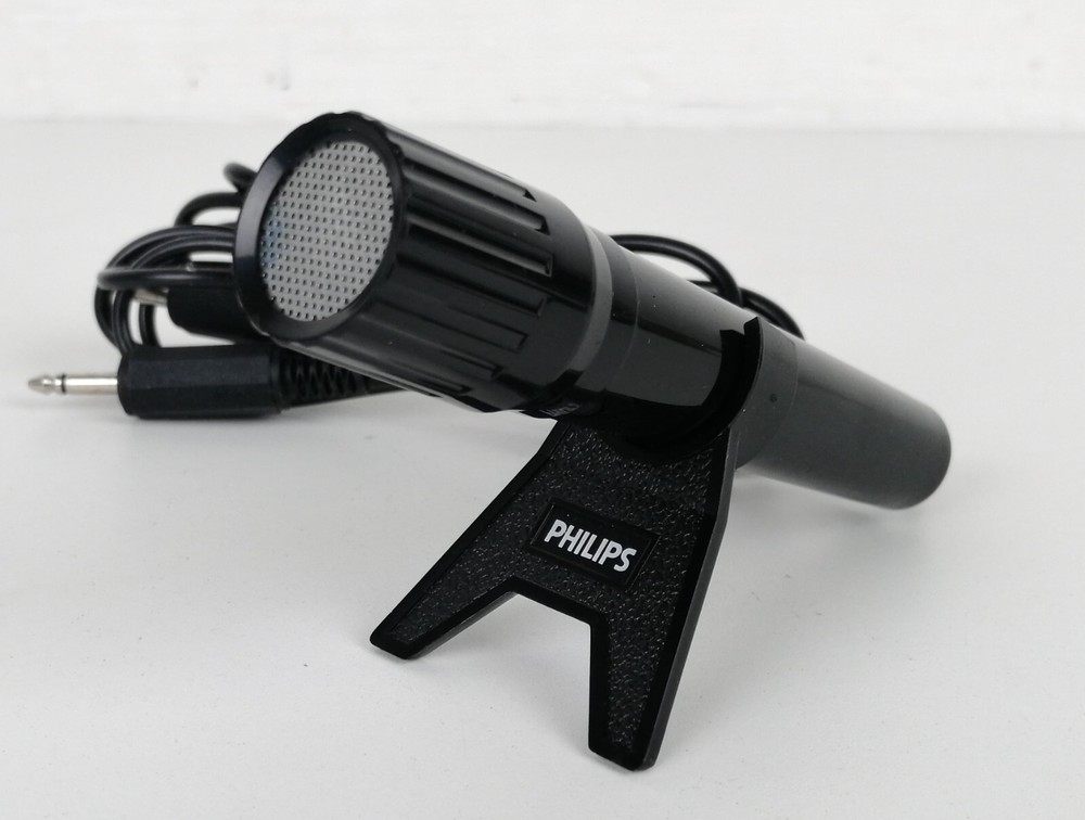 PHILIPS - SMALL MICROPHONE - MINT - 11 CM - WORKING