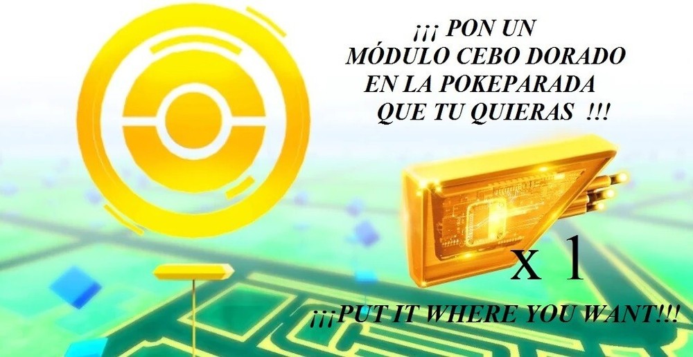 1 x MODULO CEBO DORADO (POKEMON GO)