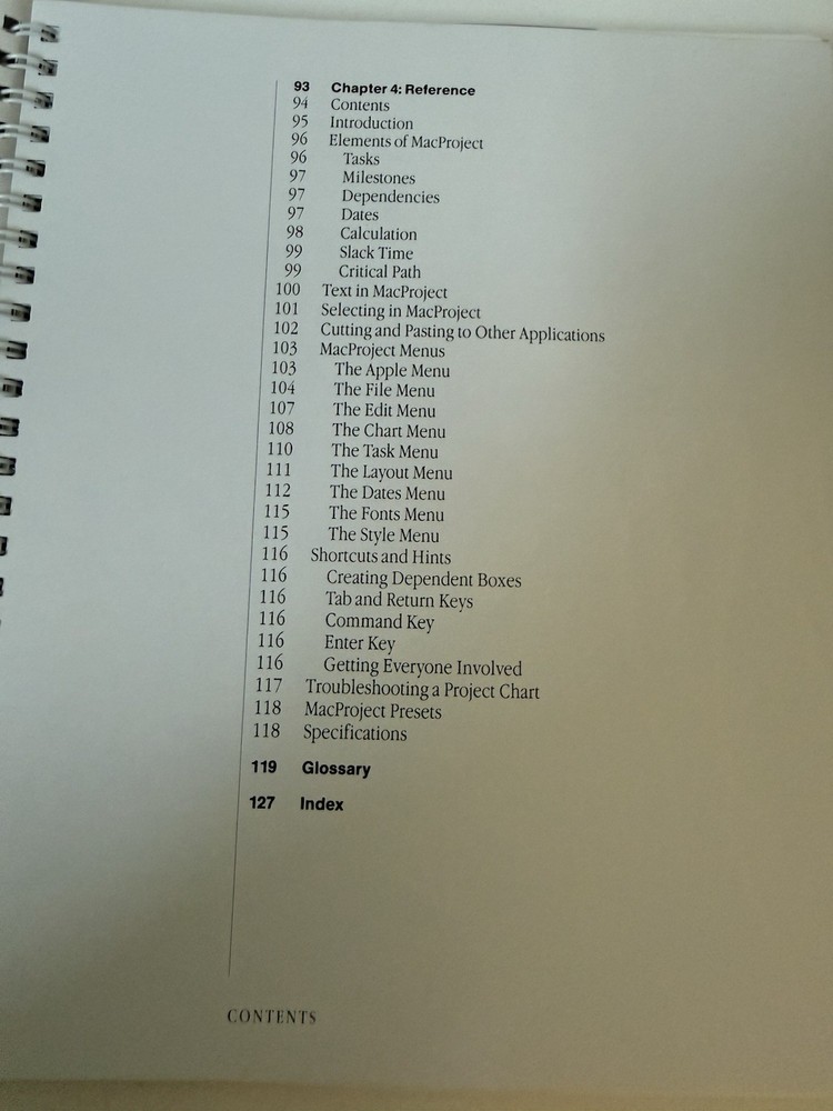 Vintage MacProject Apple Software Manual 1984 Macintosh Computer