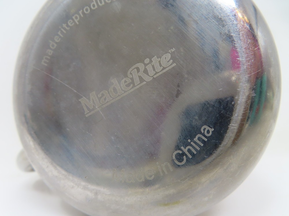 Made Rite MRS Silver Handle Cup Monogramed MRS