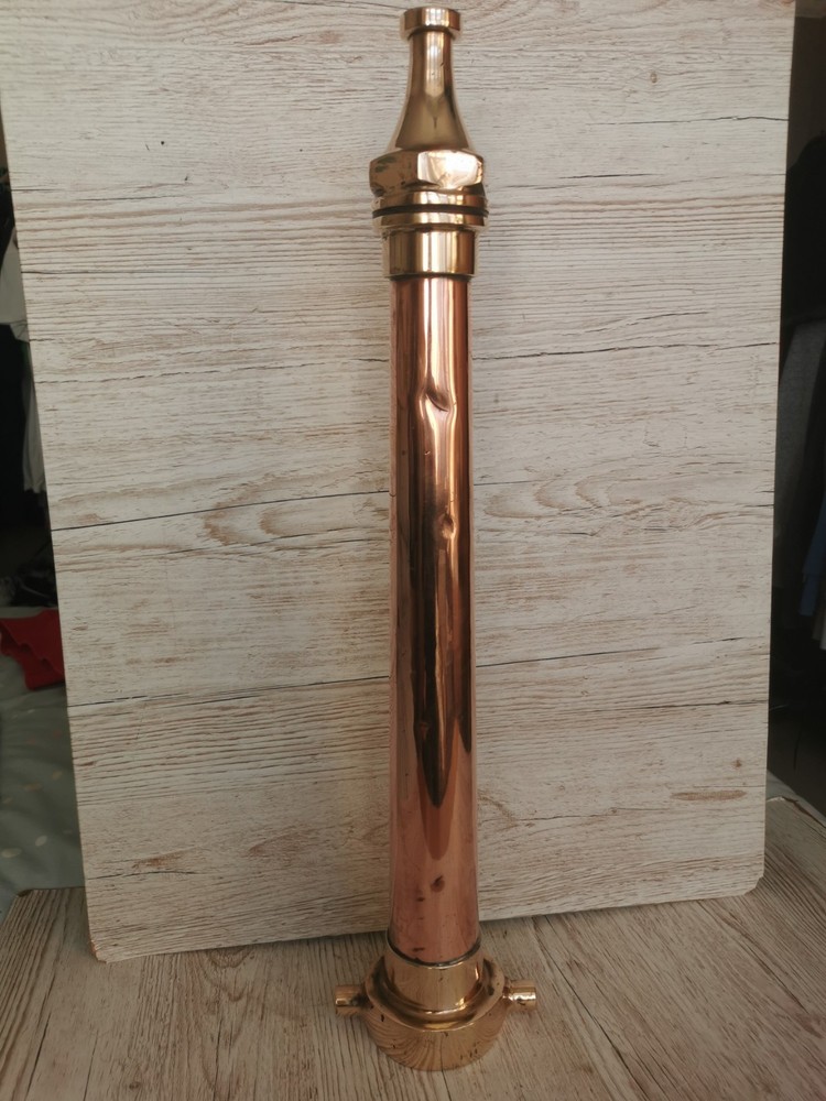 LARGE BRASS FIRE SERVICE BRANCH/NOZZLE