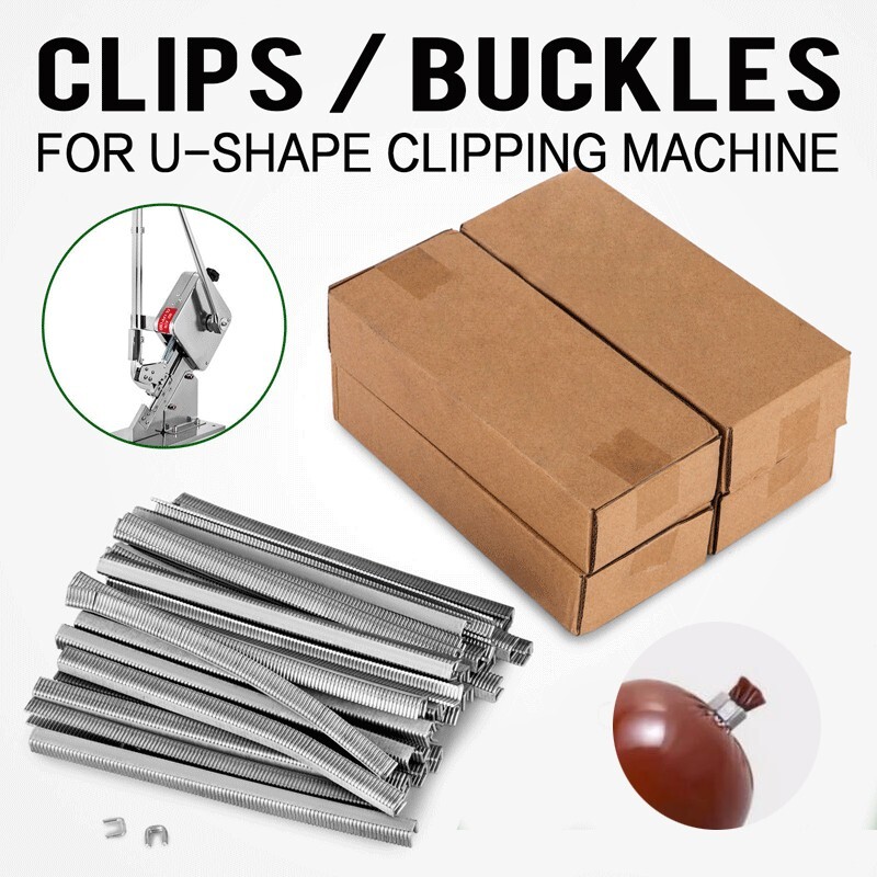 4000Pcs/Box Clips Buckles for Manual U-Shape Clipping Machine U506