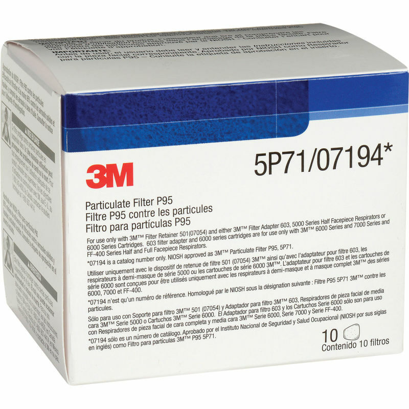 *10-Pieces* 3M Particulate Replacement Filter P95 For 5000 & 6000 Series 5P71